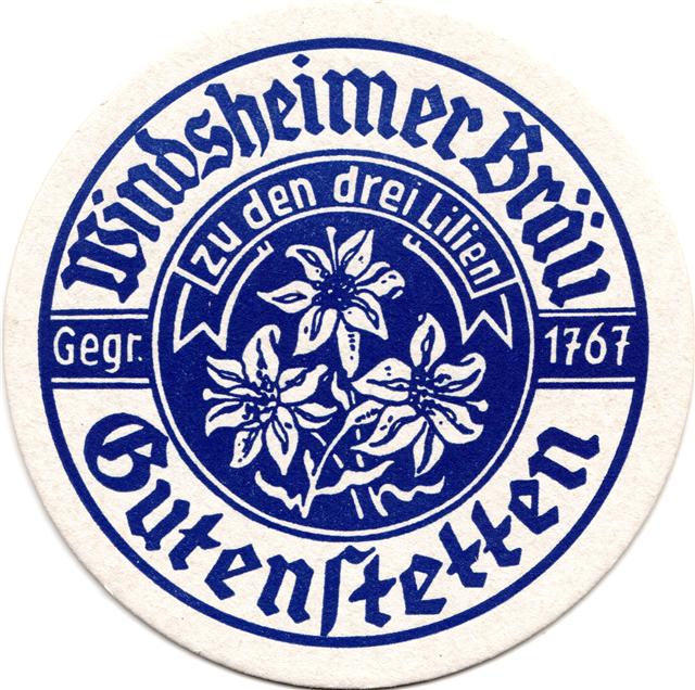 gutenstetten nea-by windsheimer rund 1-2a (215-zu den 3 lilien-blau)